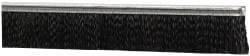 PRO-SOURCE - 1/2" Back Strip Brush Width, Metal Black Nylon Strip Brush - 1" Bristle Length, Nylon, 72" OAL - Eagle Tool & Supply