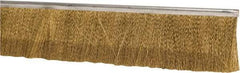 PRO-SOURCE - 5/16" Back Strip Brush Width, Stainless Steel Back Strip Brush - 2" Bristle Length, Stainless Steel, 36" OAL - Eagle Tool & Supply