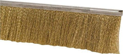 PRO-SOURCE - 5/16" Back Strip Brush Width, Stainless Steel Back Strip Brush - 3" Bristle Length, Stainless Steel, 36" OAL - Eagle Tool & Supply
