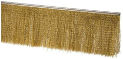 PRO-SOURCE - 5/16" Back Strip Brush Width, Stainless Steel Back Strip Brush - 6" Bristle Length, Stainless Steel, 36" OAL - Eagle Tool & Supply