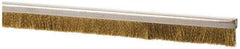 PRO-SOURCE - 5/16" Back Strip Brush Width, Stainless Steel Back Strip Brush - 1" Bristle Length, Stainless Steel, 72" OAL - Eagle Tool & Supply