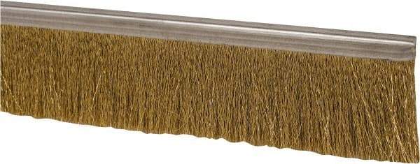 PRO-SOURCE - 5/16" Back Strip Brush Width, Stainless Steel Back Strip Brush - 2" Bristle Length, Stainless Steel, 72" OAL - Eagle Tool & Supply