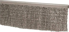 PRO-SOURCE - 5/16" Back Strip Brush Width, Stainless Steel Back Strip Brush - 3" Bristle Length, Stainless Steel, 36" OAL - Eagle Tool & Supply