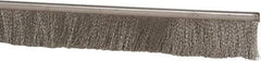 PRO-SOURCE - 5/16" Back Strip Brush Width, Stainless Steel Back Strip Brush - 2" Bristle Length, Stainless Steel, 72" OAL - Eagle Tool & Supply