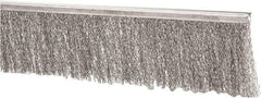 PRO-SOURCE - 5/16" Back Strip Brush Width, Stainless Steel Back Strip Brush - 3" Bristle Length, Stainless Steel, 72" OAL - Eagle Tool & Supply