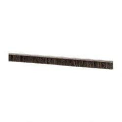 PRO-SOURCE - 1/2" Back Strip Brush Width, Stainless Steel Back Strip Brush - 1" Bristle Length, Stainless Steel, 72" OAL - Eagle Tool & Supply
