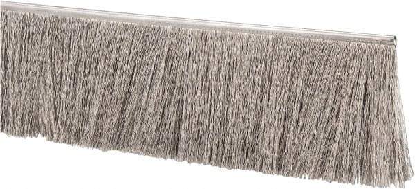 PRO-SOURCE - 1/2" Back Strip Brush Width, Stainless Steel Back Strip Brush - 3" Bristle Length, Stainless Steel, 72" OAL - Eagle Tool & Supply