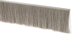 PRO-SOURCE - 1/2" Back Strip Brush Width, Stainless Steel Back Strip Brush - 4" Bristle Length, Stainless Steel, 72" OAL - Eagle Tool & Supply