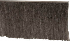 PRO-SOURCE - 1/2" Back Strip Brush Width, Stainless Steel Back Strip Brush - 6" Bristle Length, Stainless Steel, 72" OAL - Eagle Tool & Supply