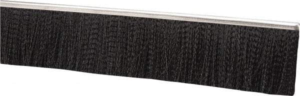 PRO-SOURCE - 1/2" Back Strip Brush Width, Stainless Steel Back Strip Brush - 2" Bristle Length, Nylon, 36" OAL - Eagle Tool & Supply