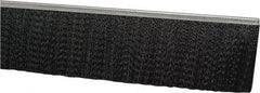 PRO-SOURCE - 1/2" Back Strip Brush Width, Stainless Steel Back Strip Brush - 3" Bristle Length, Nylon, 36" OAL - Eagle Tool & Supply