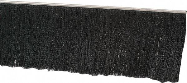 PRO-SOURCE - 1/2" Back Strip Brush Width, Stainless Steel Back Strip Brush - 6" Bristle Length, Nylon, 36" OAL - Eagle Tool & Supply
