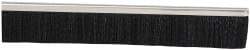 PRO-SOURCE - 1/2" Back Strip Brush Width, Stainless Steel Back Strip Brush - 1" Bristle Length, Nylon, 72" OAL - Eagle Tool & Supply