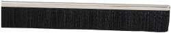 PRO-SOURCE - 1/2" Back Strip Brush Width, Stainless Steel Back Strip Brush - 2" Bristle Length, Nylon, 72" OAL - Eagle Tool & Supply