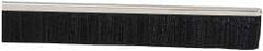 PRO-SOURCE - 1/2" Back Strip Brush Width, Stainless Steel Back Strip Brush - 2" Bristle Length, Nylon, 72" OAL - Eagle Tool & Supply