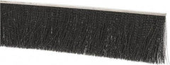 PRO-SOURCE - 1/2" Back Strip Brush Width, Stainless Steel Back Strip Brush - 4" Bristle Length, Nylon, 72" OAL - Eagle Tool & Supply