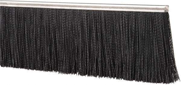 PRO-SOURCE - 1/2" Back Strip Brush Width, Stainless Steel Back Strip Brush - 6" Bristle Length, Nylon, 72" OAL - Eagle Tool & Supply