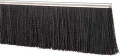 PRO-SOURCE - 1/2" Back Strip Brush Width, Stainless Steel Back Strip Brush - 6" Bristle Length, Nylon, 72" OAL - Eagle Tool & Supply