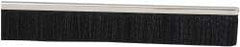 PRO-SOURCE - 5/16" Back Strip Brush Width, Stainless Steel Back Strip Brush - 2" Bristle Length, Nylon, 36" OAL - Eagle Tool & Supply