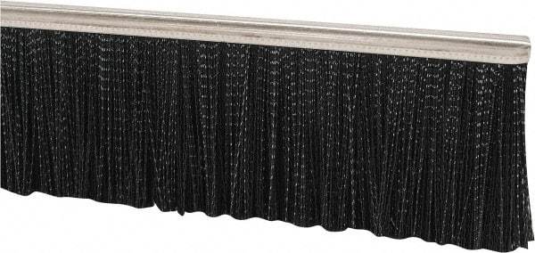 PRO-SOURCE - 7/8" Back Strip Brush Width, Stainless Steel Back Strip Brush - 3" Bristle Length, Nylon, 36" OAL - Eagle Tool & Supply