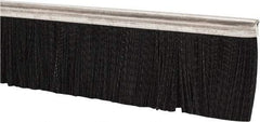 PRO-SOURCE - 5/16" Back Strip Brush Width, Stainless Steel Back Strip Brush - 2" Bristle Length, Nylon, 72" OAL - Eagle Tool & Supply