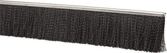 PRO-SOURCE - 5/16" Back Strip Brush Width, Stainless Steel Back Strip Brush - 3" Bristle Length, Nylon, 72" OAL - Eagle Tool & Supply