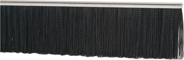 PRO-SOURCE - 5/16" Back Strip Brush Width, Stainless Steel Back Strip Brush - 4" Bristle Length, Nylon, 72" OAL - Eagle Tool & Supply