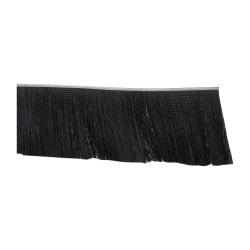 PRO-SOURCE - 1/2" Back Strip Brush Width, Metal Black Nylon Strip Brush - 6" Bristle Length, Nylon, 36" OAL - Eagle Tool & Supply
