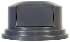 Rubbermaid - Round Lid for Use with 55 Gal Round Trash Cans - Gray, Polyethylene, For 2655 Brute Trash Cans - Eagle Tool & Supply