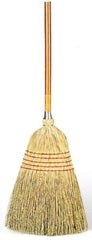 Rubbermaid - 58-1/4" OAL Corn Bristle Broom - Wood Handle, 12" Wide - Eagle Tool & Supply