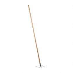 Rubbermaid - Wood Quick Connect Mop Handle - Metal Connector, Use with Wet Mops - Eagle Tool & Supply