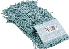 Rubbermaid - 5" Green Head Band, Large Blended Fiber Cut End Mop Head - 4 Ply, Use for General Purpose - Eagle Tool & Supply