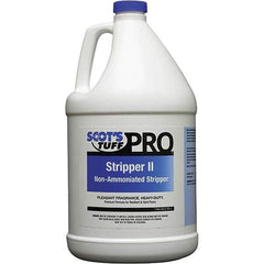 Scot's Tuff - 1 Gal Bottle Stripper - Use on Metal Interlock Finishes, Polymer Finishes, Wax Finishes - Eagle Tool & Supply