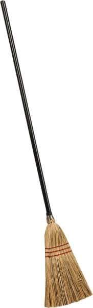 PRO-SOURCE - 54-1/2" OAL Corn Bristle Broom - Wood Handle - Eagle Tool & Supply