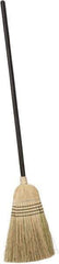 PRO-SOURCE - 56" OAL Corn Bristle Broom - Wood Handle - Eagle Tool & Supply