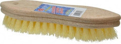 PRO-SOURCE - 1" Bristle Length, Polypropylene Scrub Brush - 9" OAL, Hardwood Block - Eagle Tool & Supply