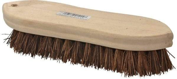 PRO-SOURCE - 1" Bristle Length, Palmyra Scrub Brush - 9" OAL, Hardwood Block - Eagle Tool & Supply