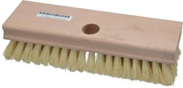 PRO-SOURCE - Tampico Scrub Brush - 8" OAL, Tapered Handle - Eagle Tool & Supply