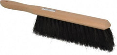 PRO-SOURCE - Horsehair Counter Duster - 2-1/2" Bristle Length, 9" Long Head, Hardwood Handle, Black - Eagle Tool & Supply