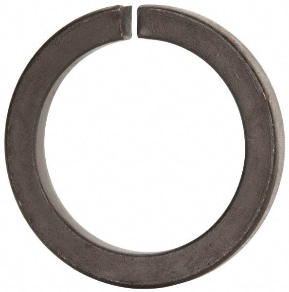 Value Collection - 3", 2.008" ID, 0.458" Thick Split Lock Washer - Grade 8 Spring Steel, Uncoated, 2.008" Min ID, 2.039" Max ID, 4.074" Max OD - Eagle Tool & Supply