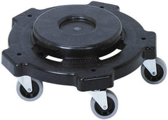 Continental - Round Polyethylene Twist-On Trash Can Dolly - Compatible with 20, 32, 44 & 55 Gal Containers, Compatible with Huskee 2000, 3200, 4444, 5500 - Eagle Tool & Supply