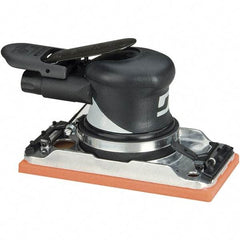 Dynabrade - 10,000 OPM, 16 CFM Air Consumption, Palm Air Orbital Sander - Rectangular Pad, 1/4 NPT Inlet - Eagle Tool & Supply