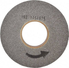 Norton - 8" Diam, 1" Face Width, 3" Center Hole, Fine Grade, Silicon Carbide Deburring Wheel - Convolute, Hard Density 8 Grade, 4,500 RPM - Eagle Tool & Supply