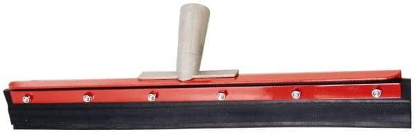 Haviland - 30" Rubber Blade Floor Squeegee - Double Edge, Gray, Metal Holder - Eagle Tool & Supply