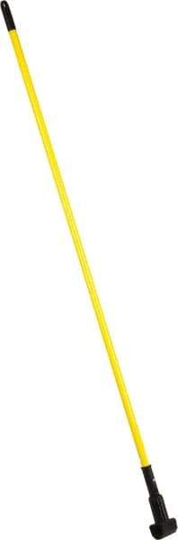 PRO-SOURCE - 60" Fiberglass Clamp Jaw Mop Handle - Polypropylene Connector, Use with Wet Mops - Eagle Tool & Supply