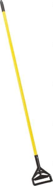 PRO-SOURCE - 60" Fiberglass Quick Connect Mop Handle - Polypropylene Connector, Use with Wet Mops - Eagle Tool & Supply