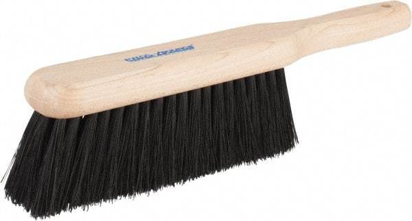 PRO-SOURCE - Polypropylene Counter Duster - 2-1/2" Bristle Length, 8" Long Head, Hardwood Handle, Black - Eagle Tool & Supply