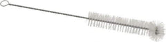 PRO-SOURCE - 3/4" Diam Nylon Tube Brush - 9" OAL, 3-1/2" Head Length, Wire Handle - Eagle Tool & Supply