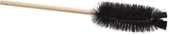 PRO-SOURCE - 2-3/8" Diam Bristle Bottle Brush - 16" OAL, 5" Head Length, Wood Handle - Eagle Tool & Supply