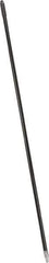 PRO-SOURCE - 60 x 15/16" Metal Handle for Push Brooms - Threaded Connection, Silver - Eagle Tool & Supply